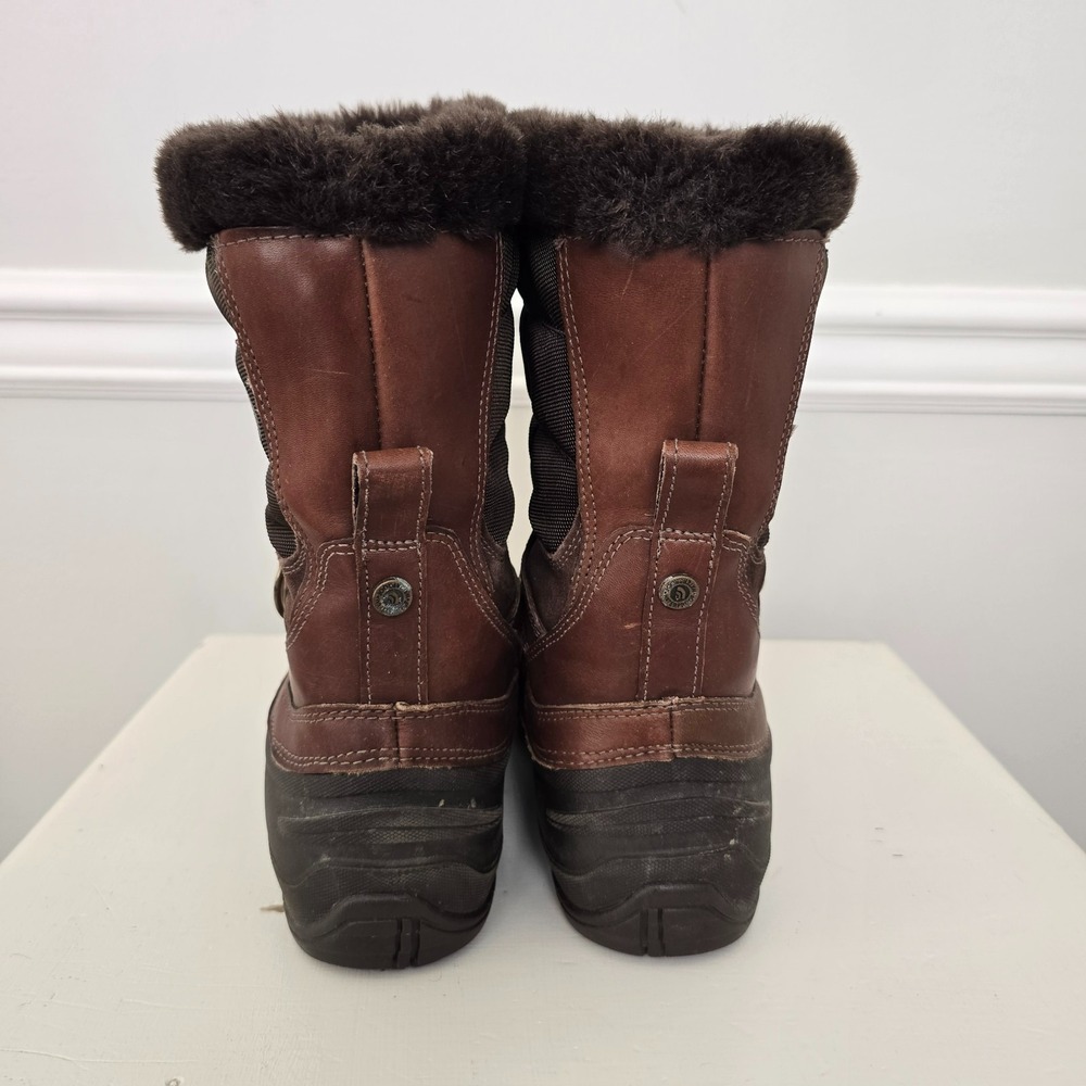 The North Face Women Chilkat III Waterproof Pull-On Boot 10 Brown Winter Outdoor - Picture 3 of 12